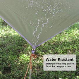 Unigear Hammock Rain Fly Waterproof Tent Tarp, 16.5x9.8ft, UV Protection and PU 3000mm Waterproof, Lightweight for Camping, Backpacking and Outdoor Adventure