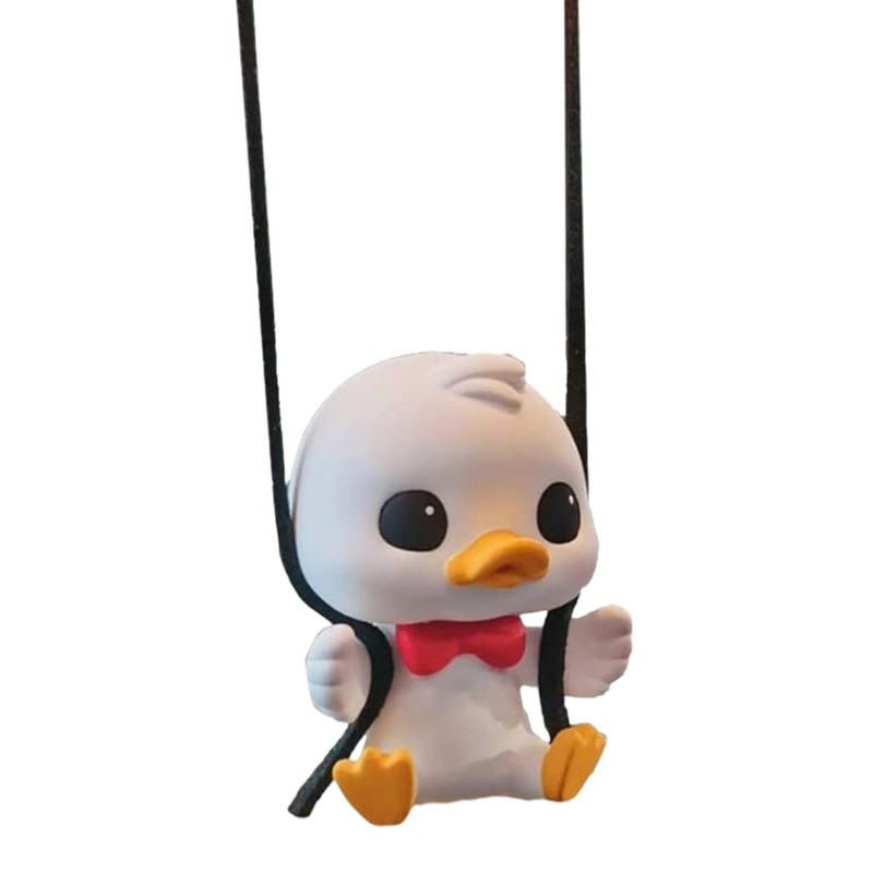Swing Duck Car Hanging Ornament Cute Swing Duck Car Rear