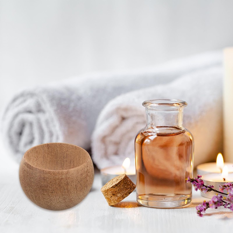 QUARKZMAN 2 Stück Holz Ätherisches Öl Diffusor Rosenholz Wobble Aroma