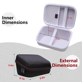 LTGEM Case Compatible with OMRON Platinum BP5450 / OMRON Gold BP5350 Blood Pressure Monitor, Case Only, Blue | L LTGEM