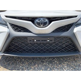 Front Bumper License Plate Bracket for Toyota Camry 2018-2025, 2026 + 6 Secure Screws & Wrench Kit
