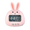 POFET Cute Rabbit Kitchen Timer LED Magnetic Cartoon Digital Cooking