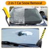 2 PCS Snow Brush and Detachable Ice Scraper, Snow Brush