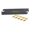 CDBP SPB332-S/SPB32-3 Parting Blade with 10 pcs GTN-3 Carbide Inserts