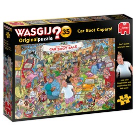 Jumbo, Wasgij, Original 35 - Car Boot Capers, Jigsaw Puzzles for Adults, 1000-Piece