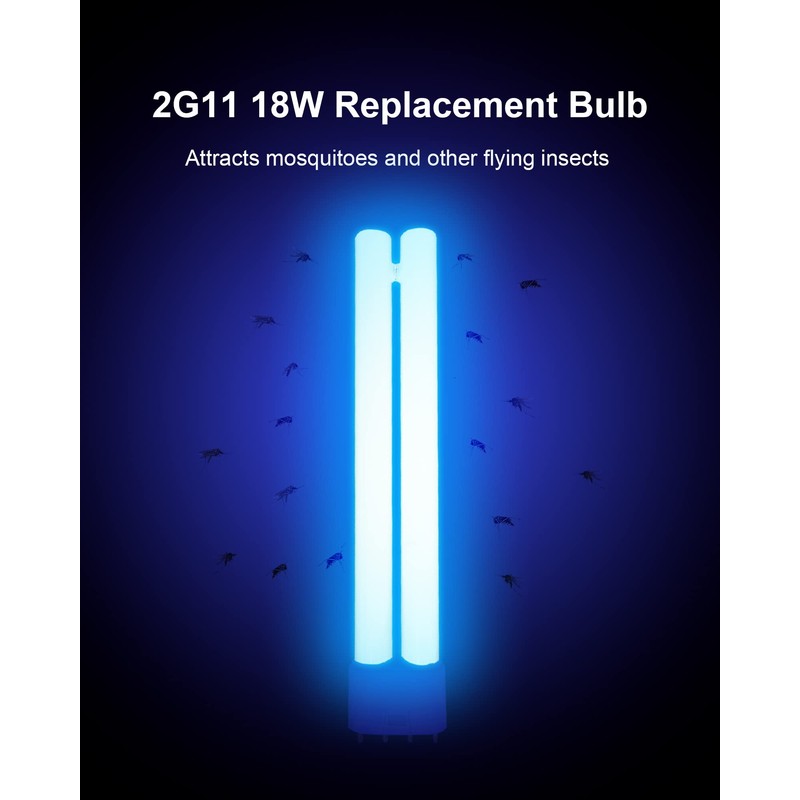 18W H-Shaped Bug Zapper Replacement Bulbs Compatible with 18W Indoor