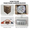 Asweets 4 in 1 Foam Climbing Blocks for Toddlers, Indoor