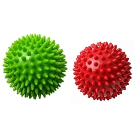 Therapist's Choice® Pack of 2 Spiky Massage Balls, Hard & Soft Combo, Stress Reflexology, Porcupine Sensory Ball Set