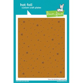 Lawn Fawn LF3264 Starry Sky Background Hot Foil Plate Hot Foil Plates
