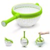 Total Supplier Colador Con Mango Plegable | Blanco Y Verde
