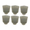 Kisangel 6Pcs Plastic Guitar Tuning Caps Locking Function Folk Tuning