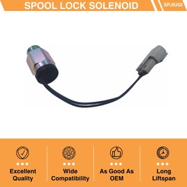 SPJIUQI 6676029 Spool Lock Solenoid for Bobcat Skid Steer Loaders 751 753 763 773 863 873 883 963 S150 S160 S175 S185 S205 S220 S250 S300 S330 S450 Track Loaders 864 T110 T140 T180 T190 T200