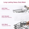 BOOSINY 2 Tier Black Large Stainless Steel Dish Drainers Drying