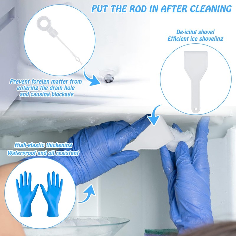 Fridge Drain Hole Cleaning Set Fridge Drain Cleaning Brush for