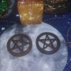 Wooden Pentacle Altar Tile