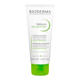 BIODERMA, Sébium Gel Exfoliante Purificante, Limpiador Facial para Imperfecciones, Skincare Piel Grasa o Mixta, 100ML