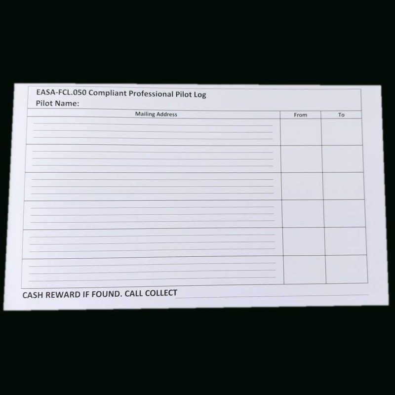 Crystal Pilot EASA FCL.050 Compliant Professional Logbook