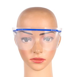 EXCEART Pack of 10 Eye Protection Glasses, Disposable, Anti-Fog Splash Glasses, Safety Glasses, Work Glasses, Clear Dustproof Lenses, Eye Protection Shield, Anti-Oil, for Kitchen, Cooking, Random