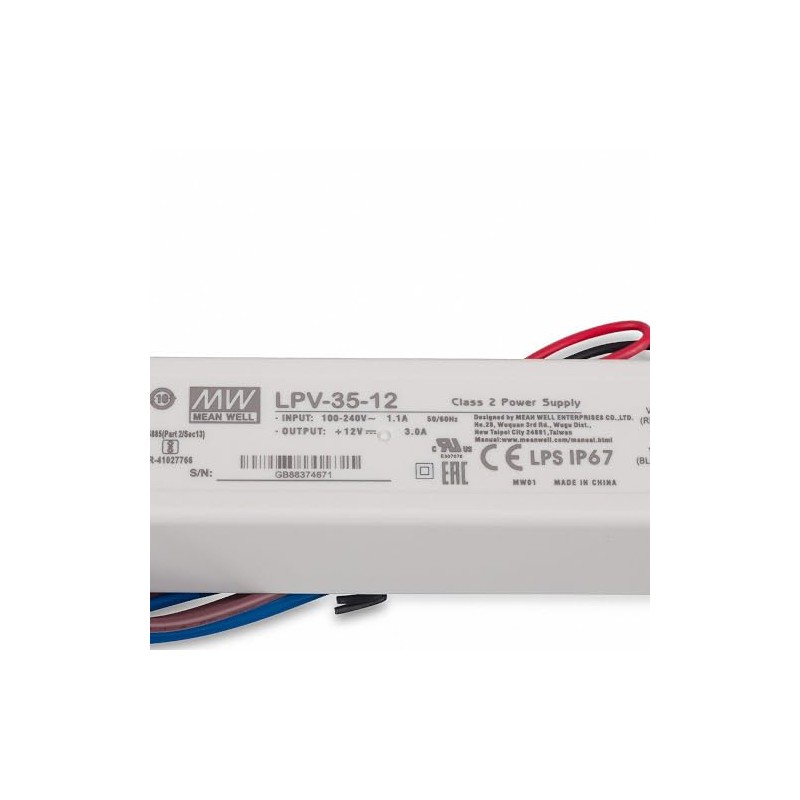 Mean Well LPV-35-12 Switching Power Supply 12 V / 3