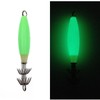 FOLANDO 5pcs Luminous Saltwater Fishing Lures, Squid Octopus Fishing Squid