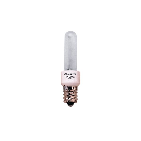 Bulbrite 40 Watt E12 Dimmable T3 Xenon Light Bulb, Frosted , Soft White , 1 Pack - KX40FR/E12