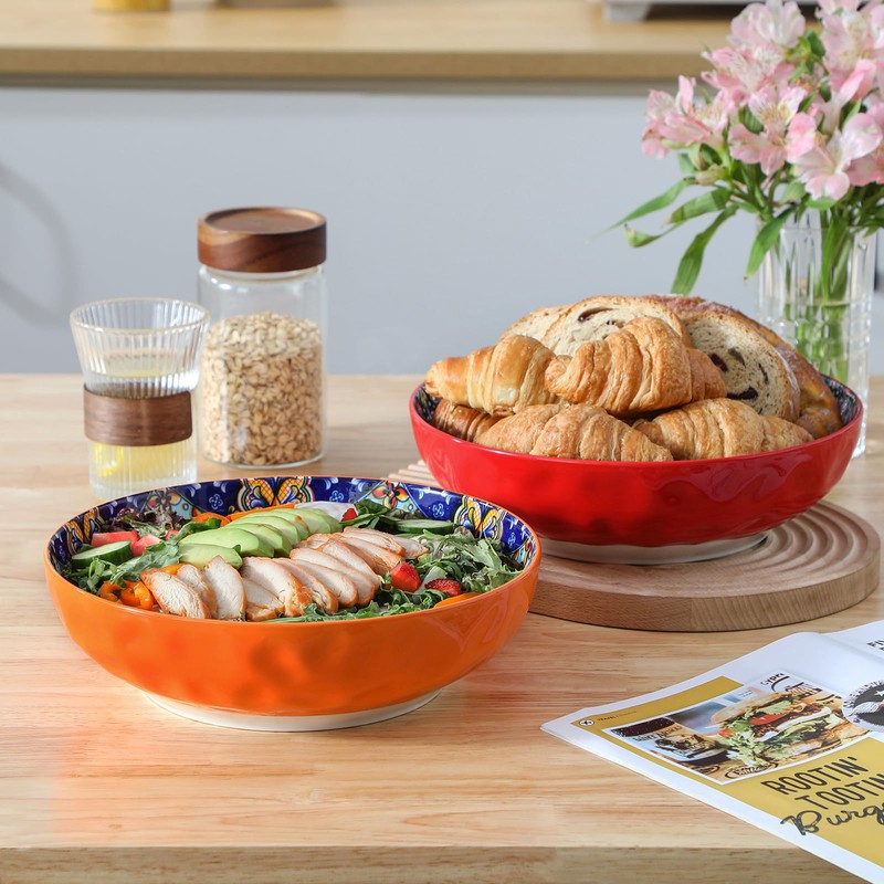 vancasso Large Serving Bowls, 78 Oz Extra Large Salad Bowls