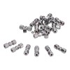 20pcs 35mm/1.38in Quick Connector Double Cutting Ring No Flanging for