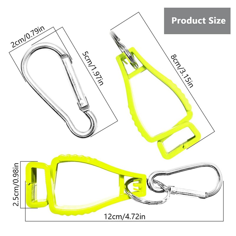 18Pcs Glove Clips for Work Glove Holders Glove Belt Clip