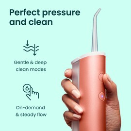 quip Water Flosser Tip Refills - Cordless Water Flosser Refill Tips - Teeth Cleaner Pick with 360 Degree Rotating Replaceable Tip, Rechargeable Water Dental Pick Refills - 3 ct