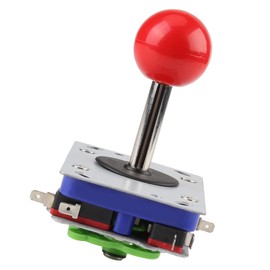 Sanpyl Joystick para Gaming, Game Joystick con Red Ball Competition Style 2/4/8 Way Stick Fácil de Instalar