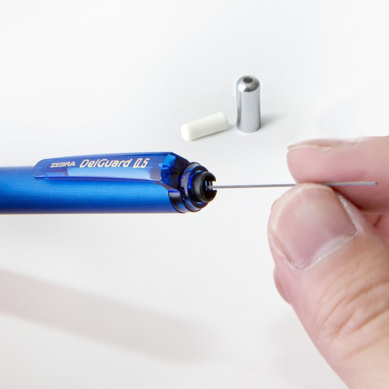 Zebra DelGuard Mechanical Pencil with Bonus Lead Refill, Fine Point,