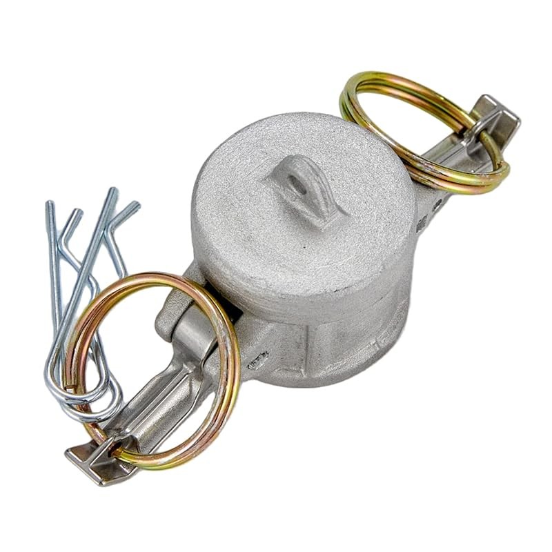 2 pcs Aluminum Camlock Fittings (3/4" Part DC) Cam Groove