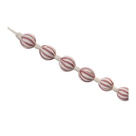 Melrose International Fabric Ball String Garland (Set of 2)