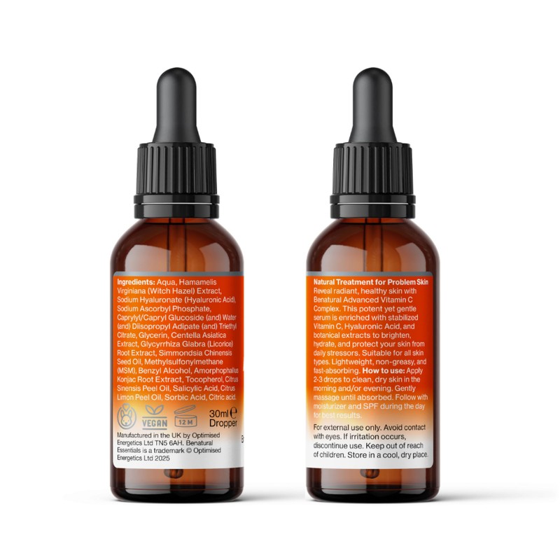 Benatural Essentials Advanced Vitamin C Serum 30ml | Brightening |