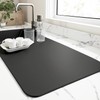 Dish Drying Mat, Diatomaceous Earth, Dishes, Water Absorbing Mat, Soft,