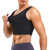 TAILONG Mens Compression Corset Vest Hide Gynecomastia Chest Binder Tank