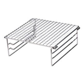 BBQ Grill Grill Warming Rack Stainless Steel Rack Folding Grill Rack for Outdoor Barbecue & Outdoor Dining Tool BBQ Grill Rack