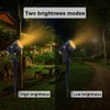APONUO Metal Outdoor Solar Landscape Lights, Waterproof Spotlight 6-in-1 for