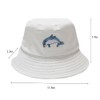 Taidor Cotton Bucket Hat Solid Color Beach Hat Summer Travel