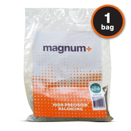 magnum+ Tire Balancing Beads – TPMS Compatible Tempered Glass – 1 Bag (4.5oz / 128g)