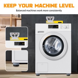 Washing Machine Anti Vibration Pads, Universal Washer Dryer Support Foot, Washer Foot Stabilizer
