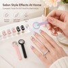 3 Pcs New Ring-Shaped Cat Eye Magnet for Nails, 2-in-1