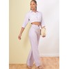 Butterick Misses' Button Front Shirt, Wide Leg Pants and Shorts