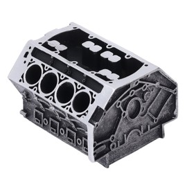 Soporte de Tarjeta de Presentación de Forma del Motor con Almacenamiento de Lápiz, para Escritorio de Oficina o Espacio de Trabajo