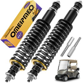 EZGO TXT Shocks, Golf Cart Front and Rear Shock Absorber, Golf Cart Heavy Duty Coil Spring Shock Absorber for EZGO TXT/Medalist 1994-UP, EZGO TXT Shock Replaces OEM# 70928-G01, 76418-G01, 70630-G01