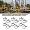 20PCS Hose Clamp Mini Stainless Steel Screw Hose Clip for