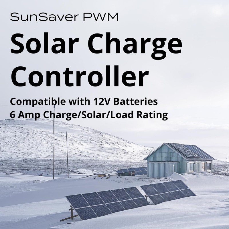 Morningstar SunSaver 6A PWM Solar Charge Controller (SS-6L-12V) - Solar