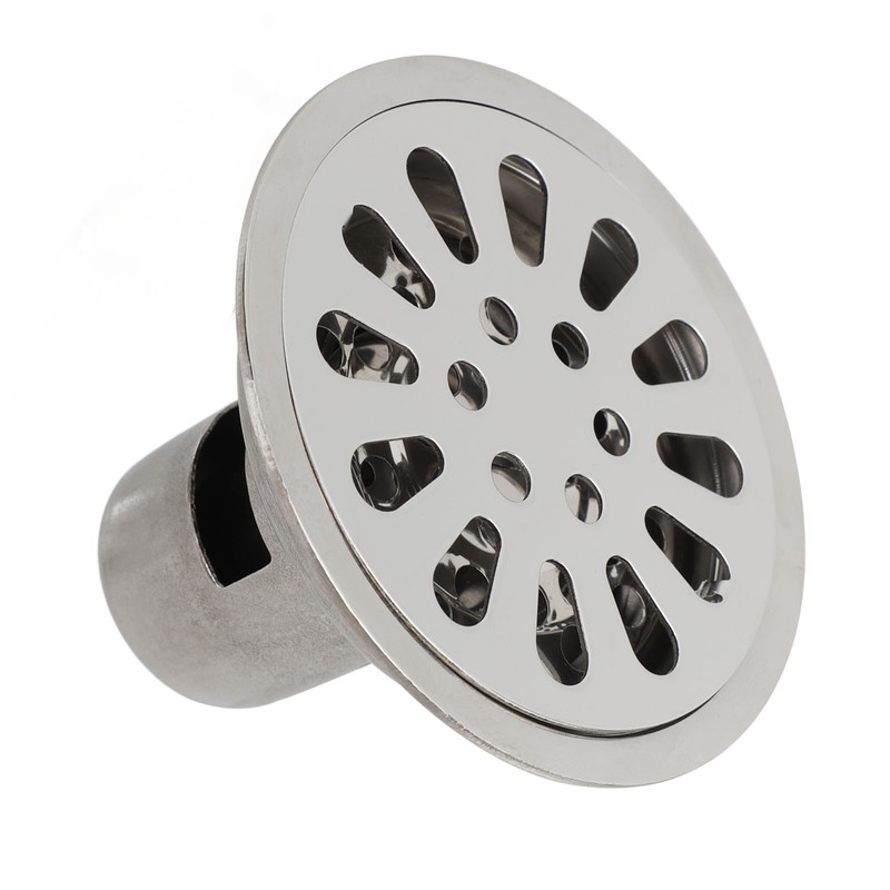Floor Drain 3.5 Inch Stainless Steel Odor Resistant Deep Water