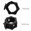 Sosoport 2pcs Slip Barbell Clamps Sturdy Weightlifting Clips for Secure
