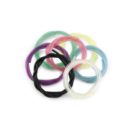 Helix Racing Products Colored Fuel Line - 1/4in. x 3/8in. 3ft. - Transparent Red 140-3801